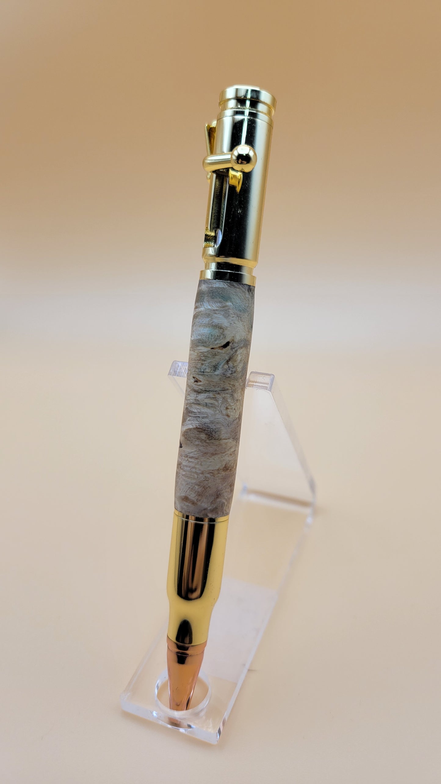 Box Elder Burl Bolt Action Pen