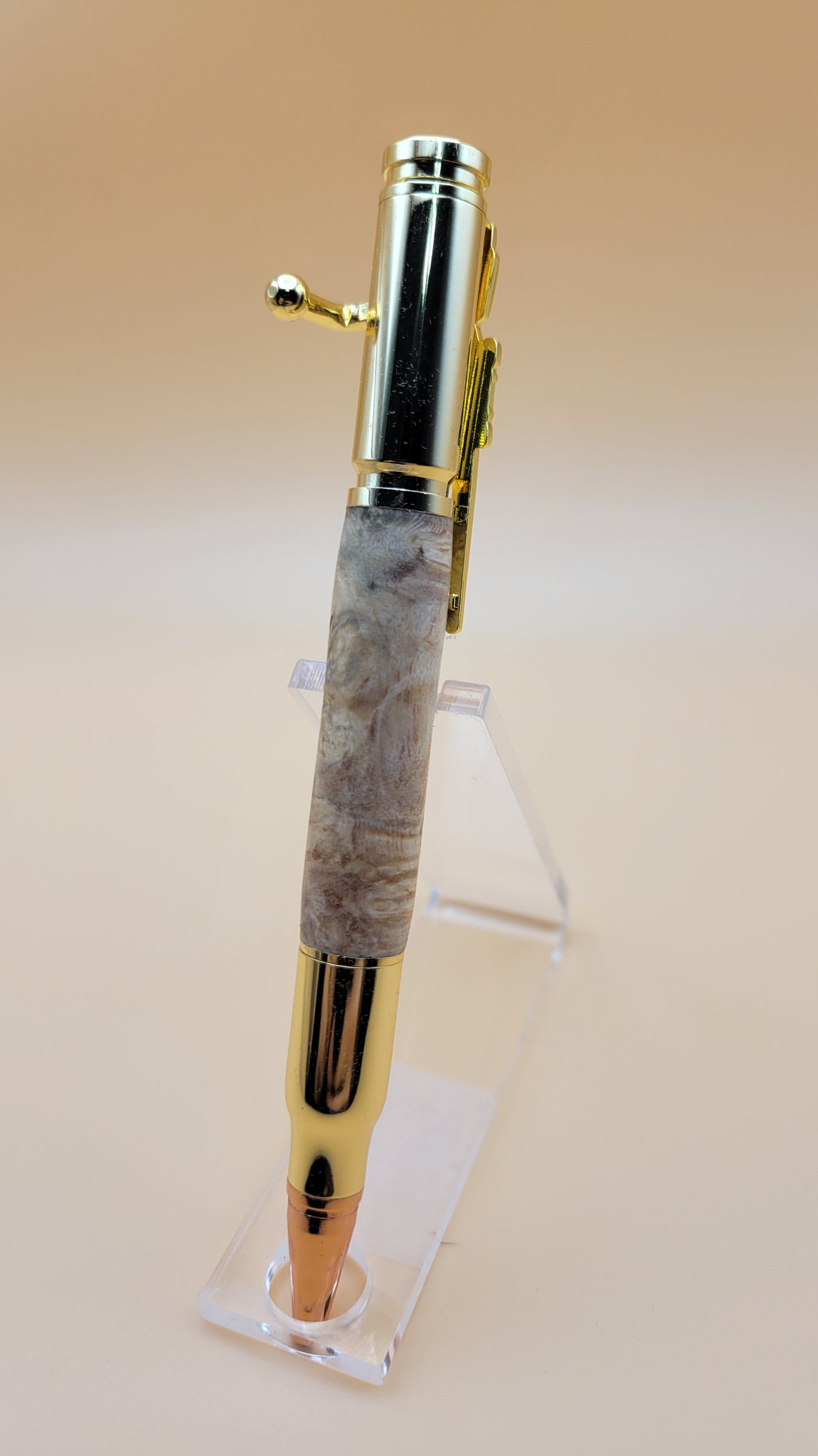 Box Elder Burl Bolt Action Pen