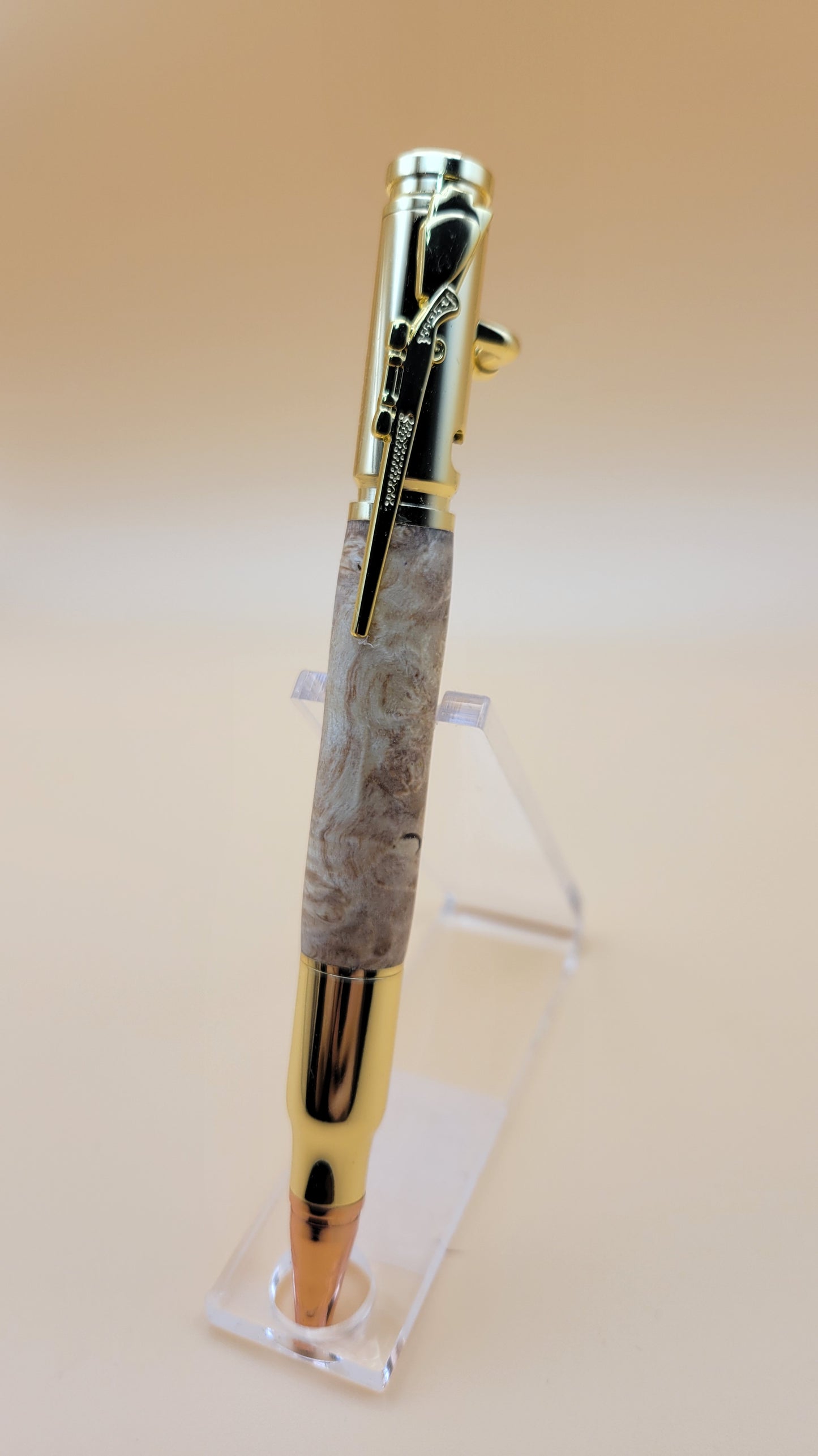 Box Elder Burl Bolt Action Pen
