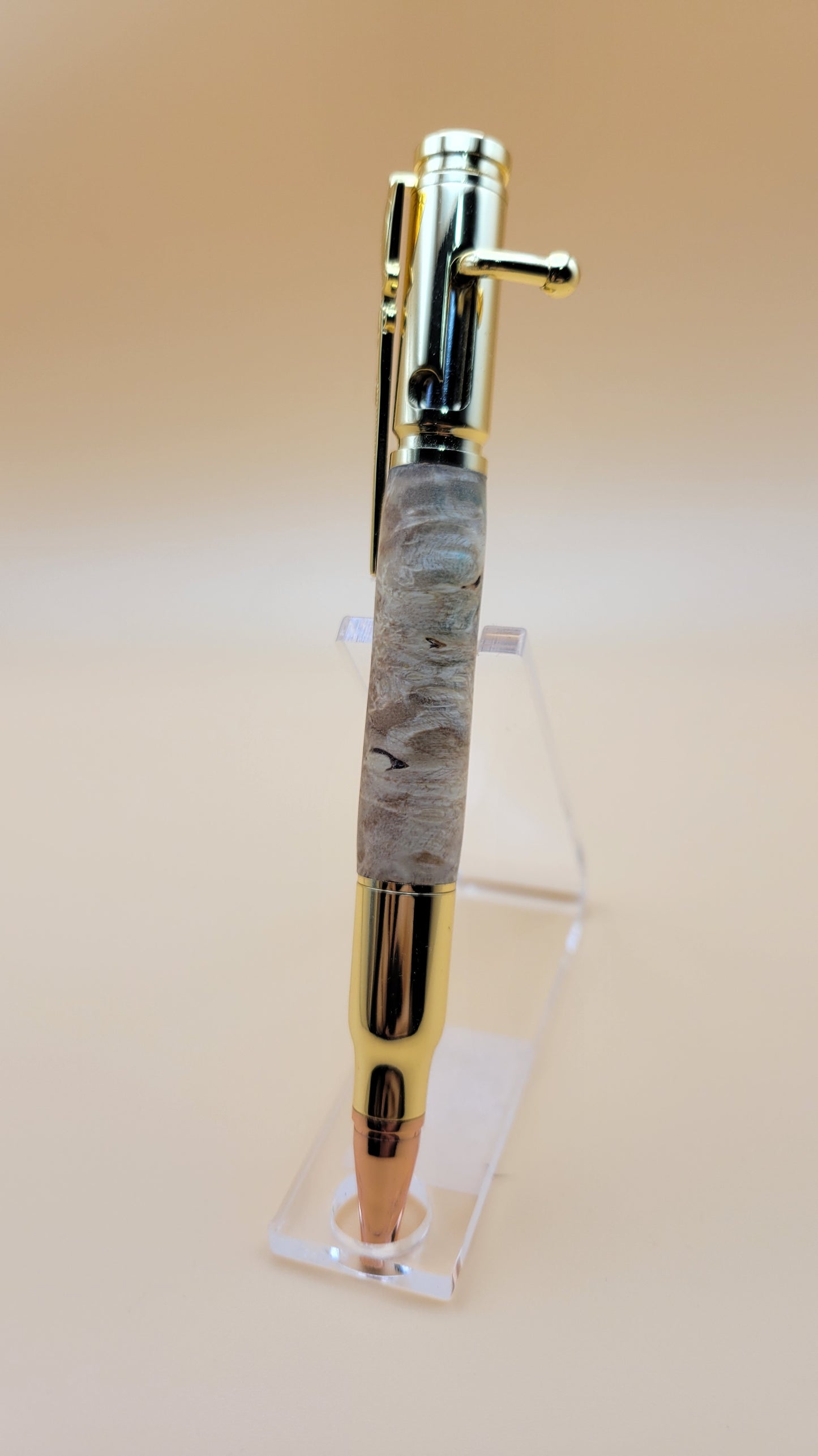 Box Elder Burl Bolt Action Pen