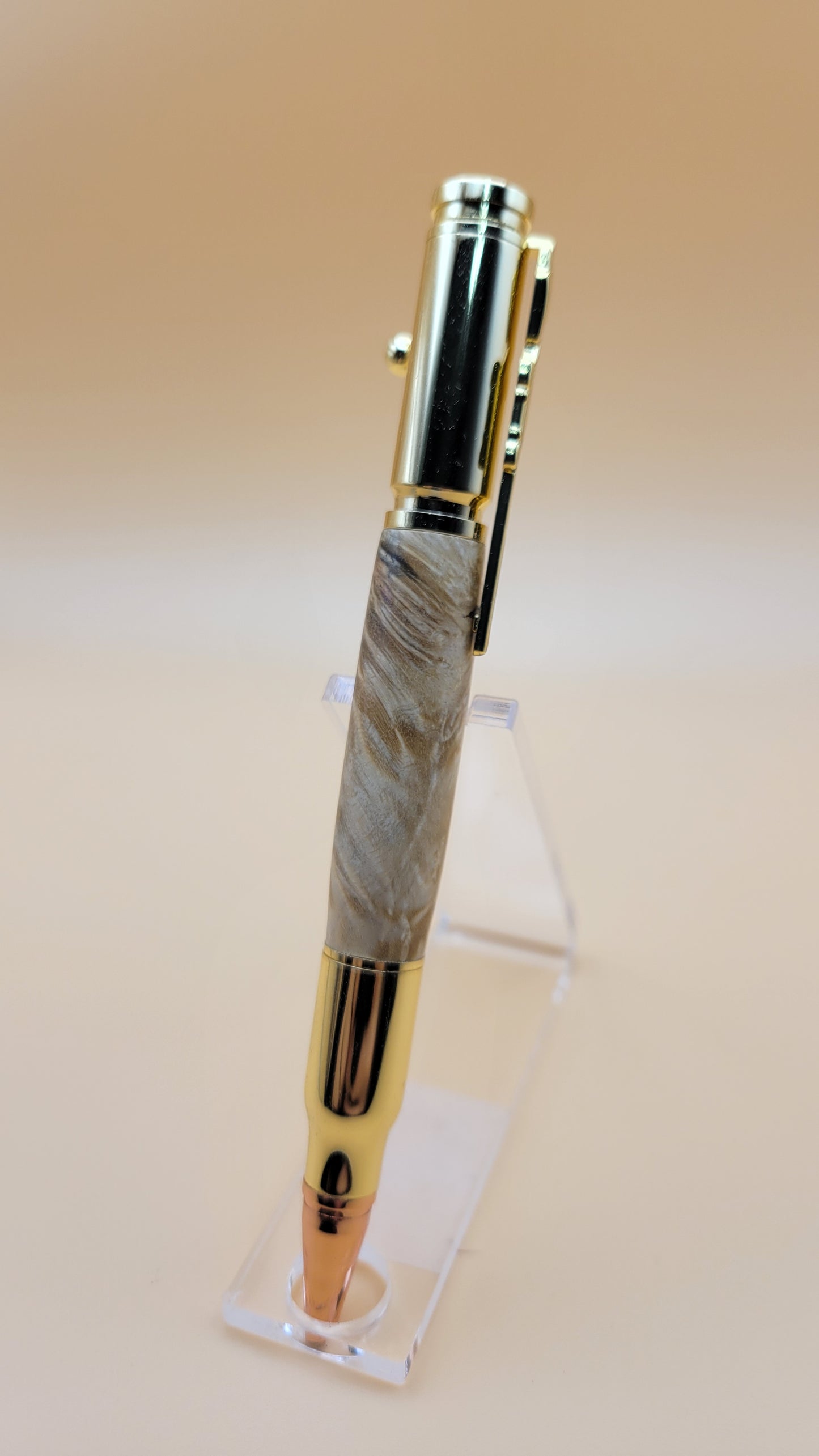 Box Elder Burl Bolt Action Pen
