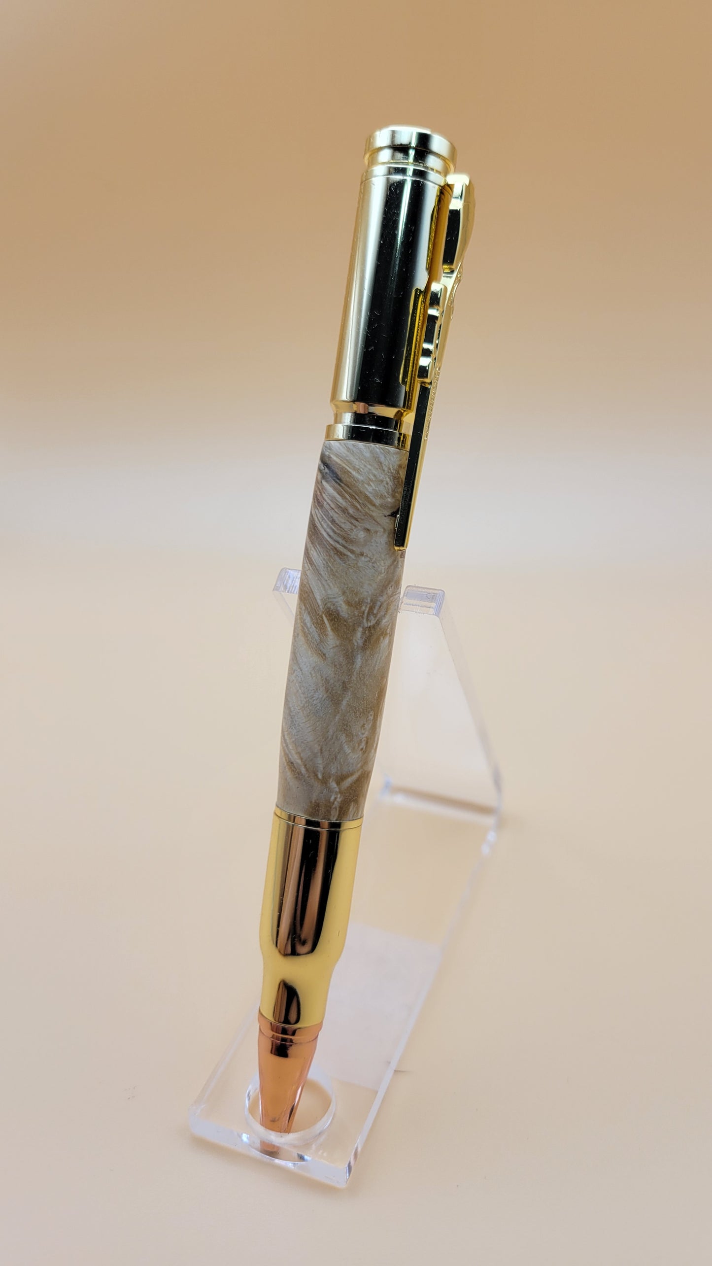 Box Elder Burl Bolt Action Pen