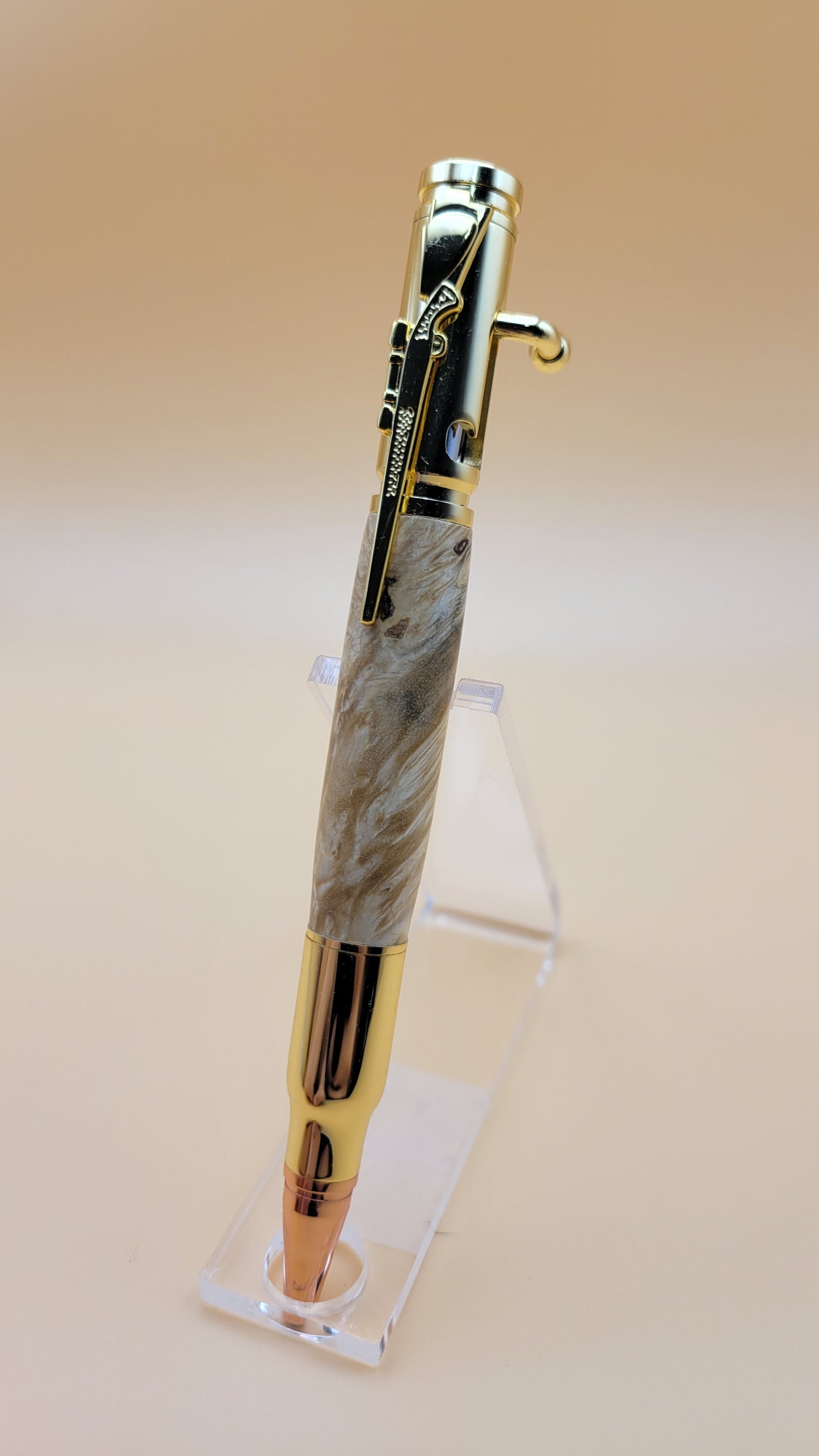Box Elder Burl Bolt Action Pen
