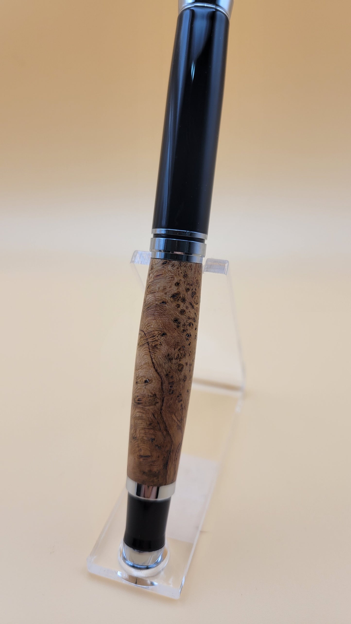 Cherry Burl Oxford Rollerball pen