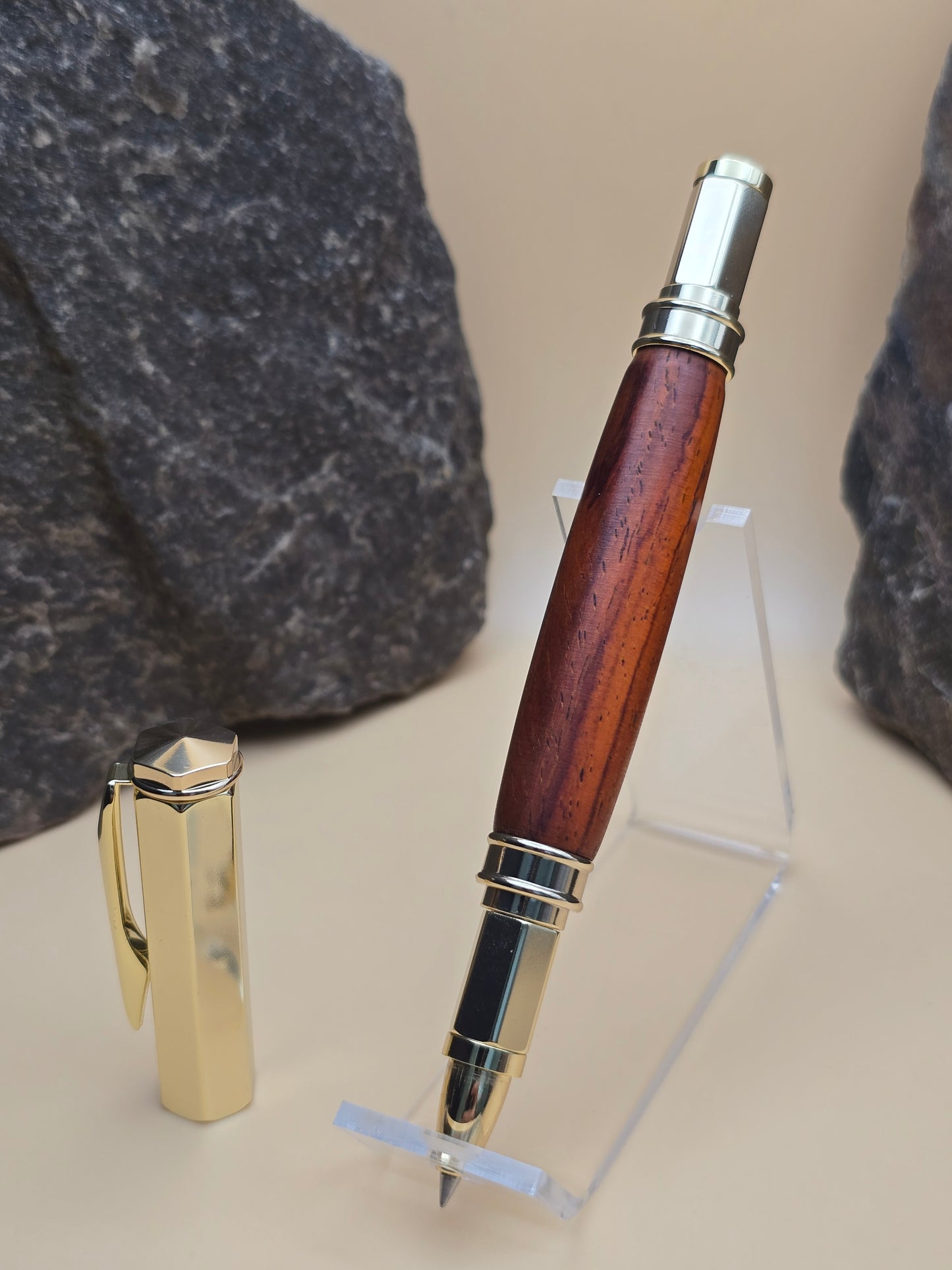 Cocobolo magnetic cap rollerball