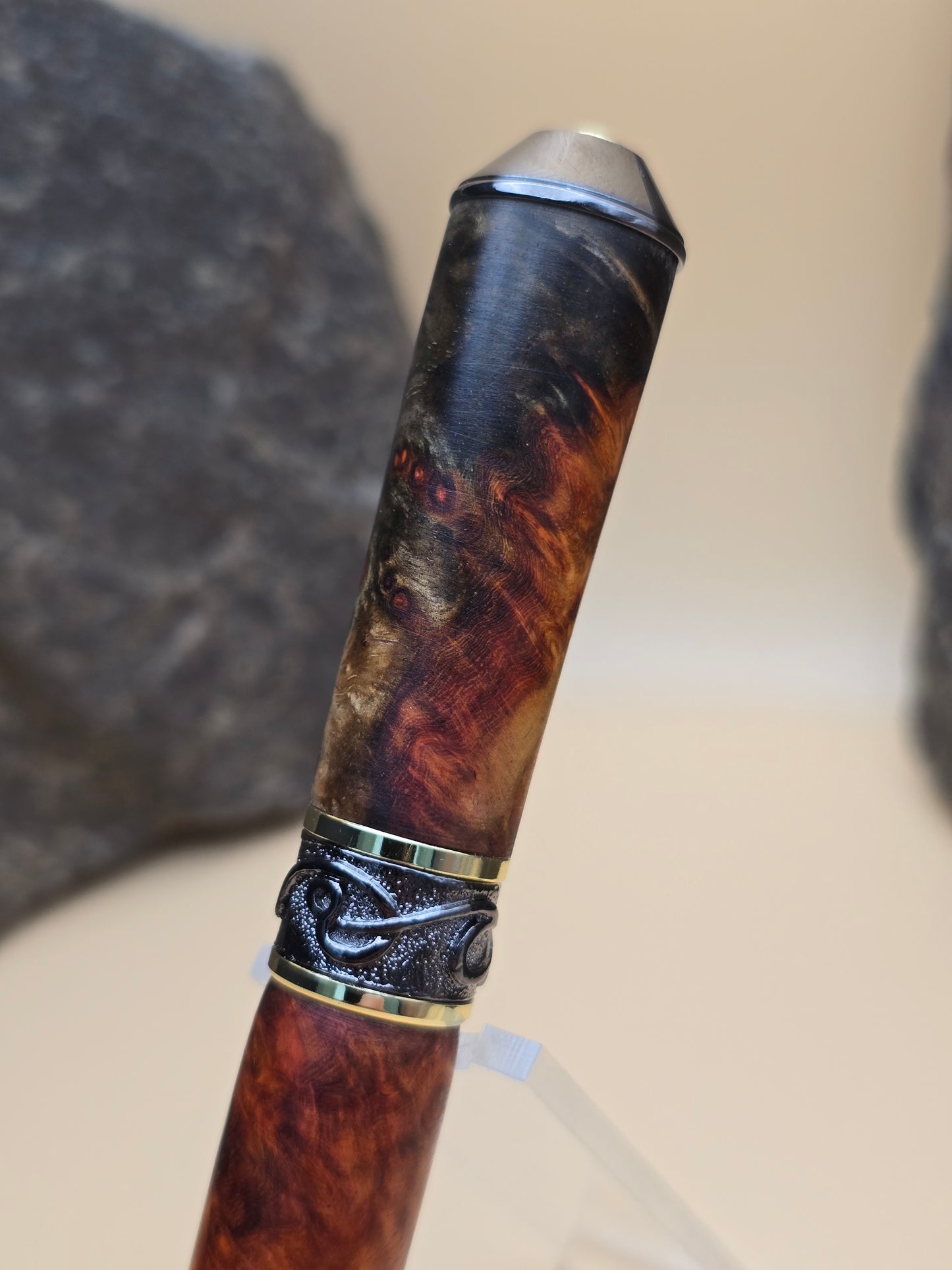 Premium Amboyna Burl Fountain Pen