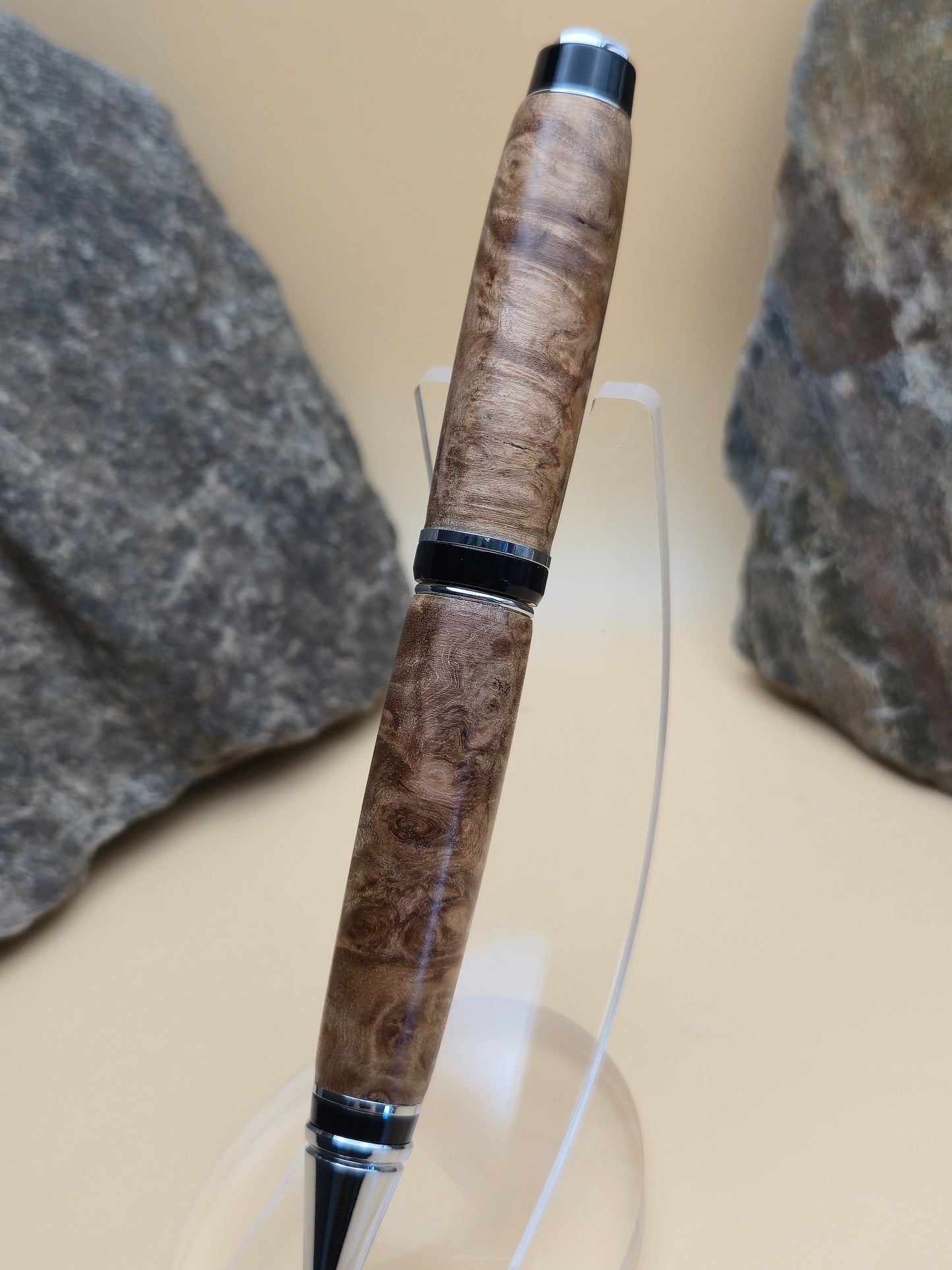 Amboyna burl cigar style