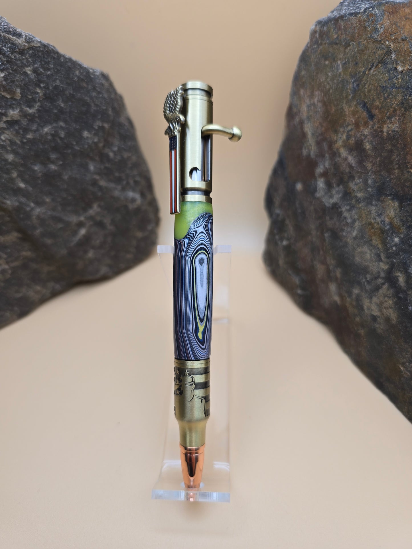Jeep Fordite Bolt action Ballpoint pen
