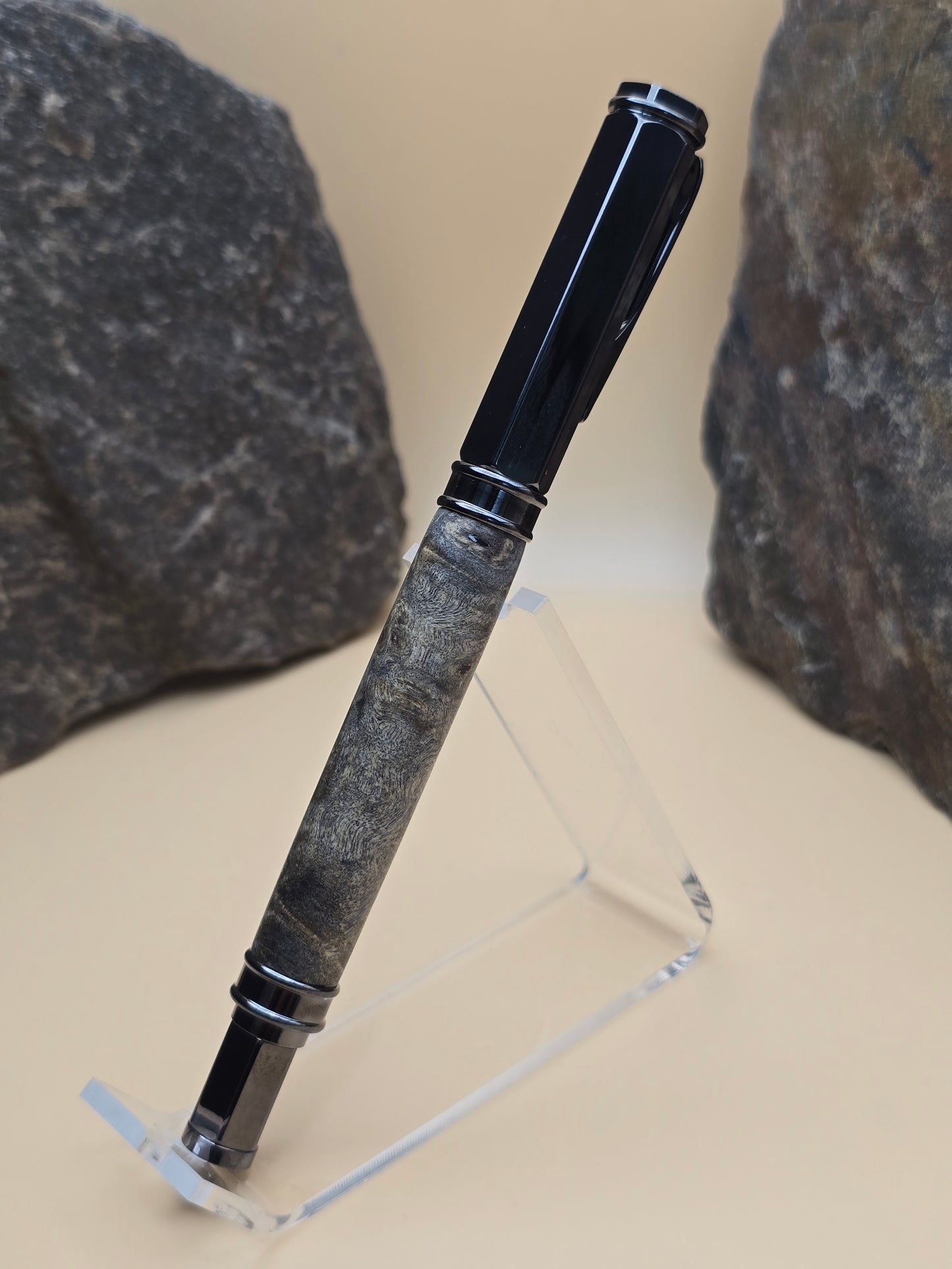 California Buckeye Burl Magnetic Cap Rollerball