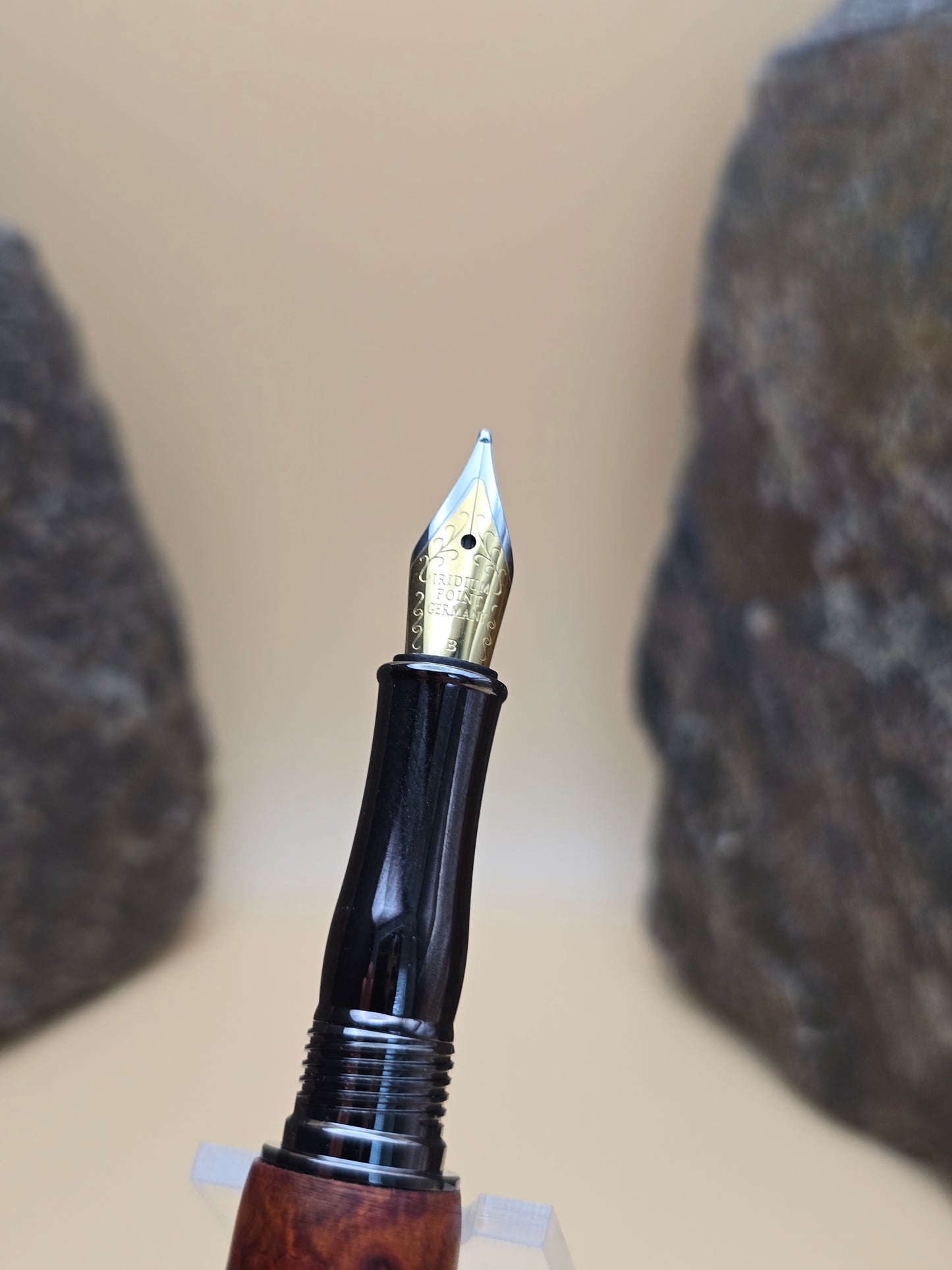 Premium Amboyna Burl Fountain Pen