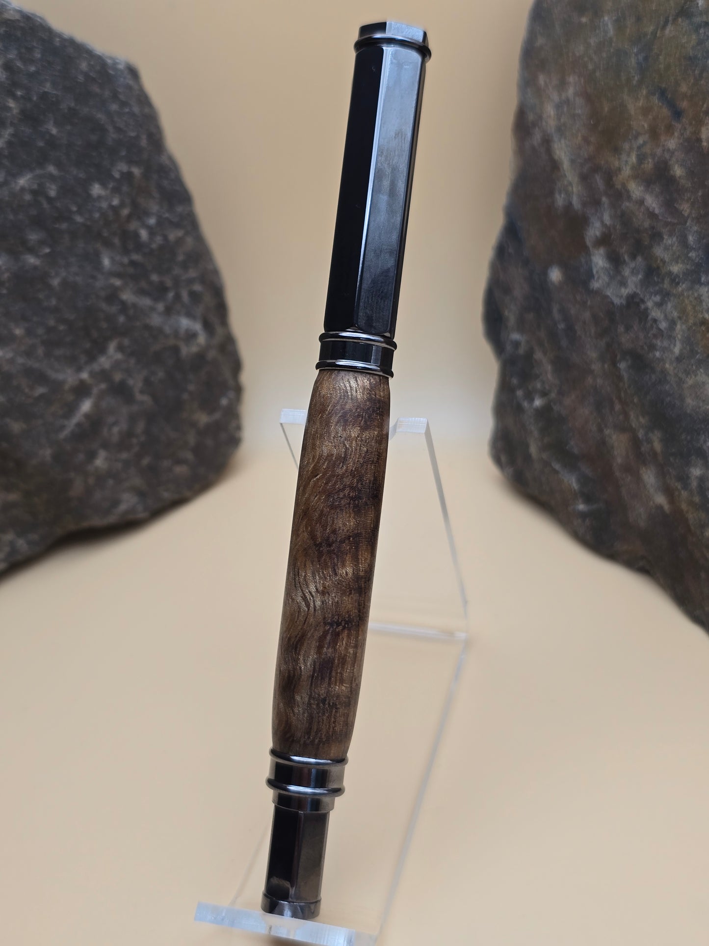 Chocolate Curly Mango Magnetic cap rollerball pen