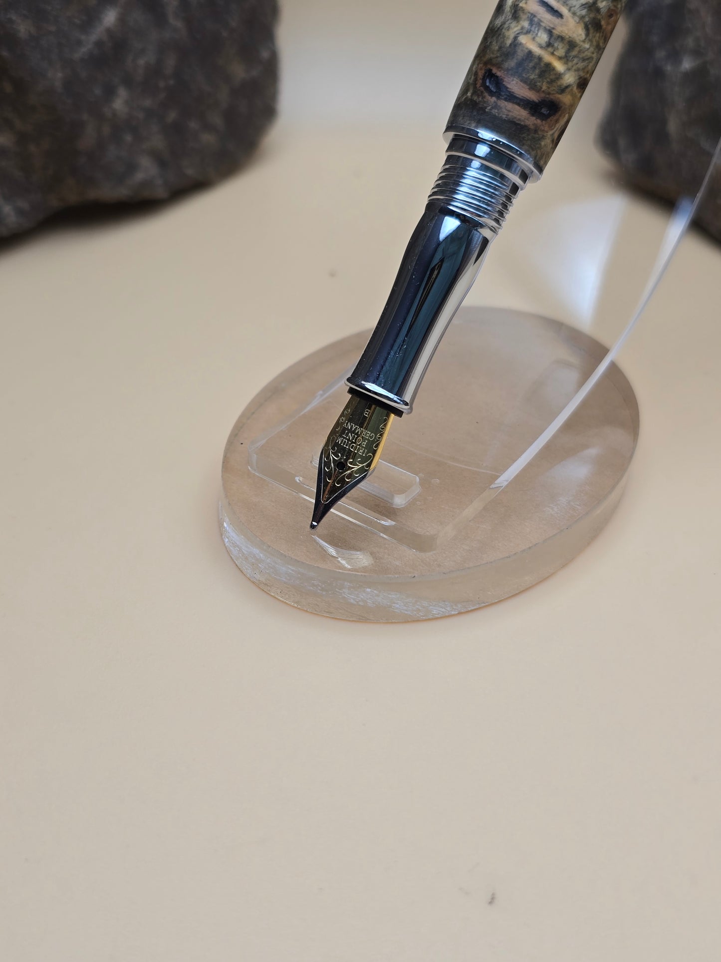 Premium Buckeye Burl Fountain Pen