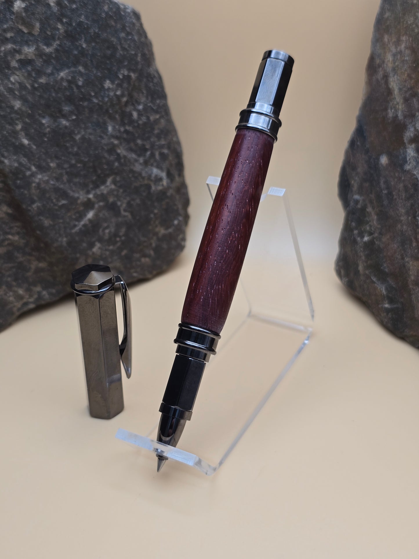 Paduk wood Magnetic cap rollerball