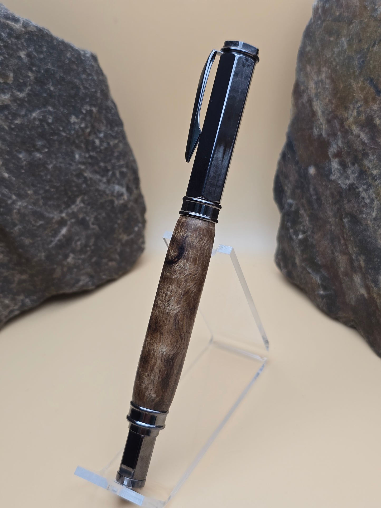 Chocolate Curly Mango Magnetic cap rollerball pen