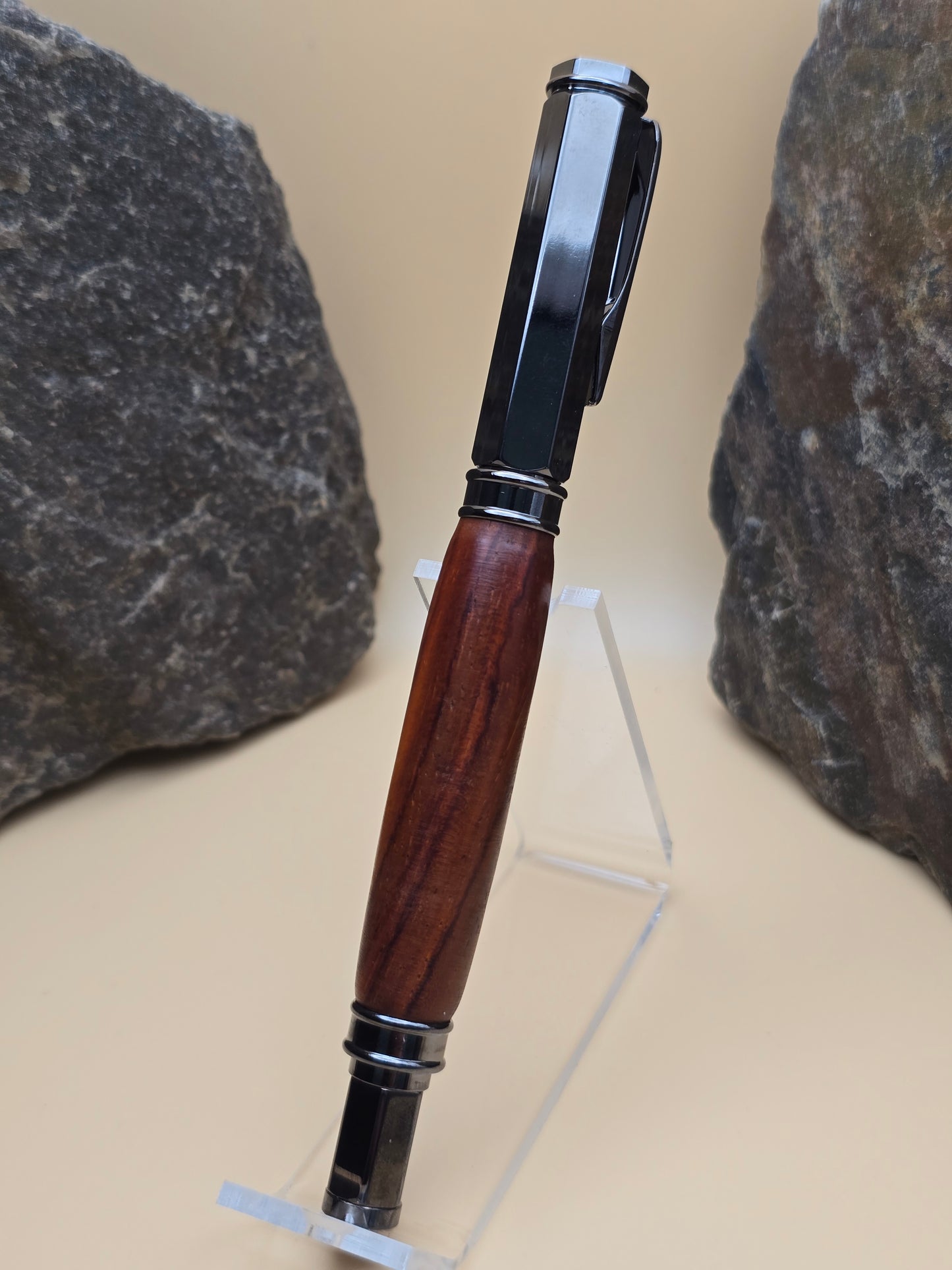Cocobolo magnetic capped rollerball