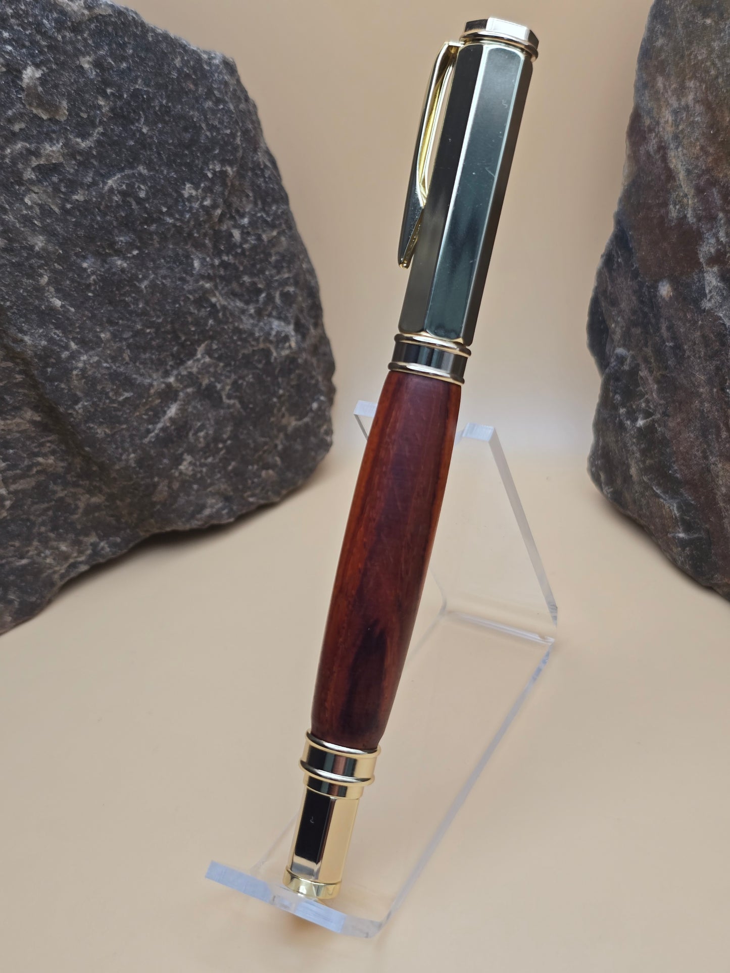 Cocobolo magnetic cap rollerball