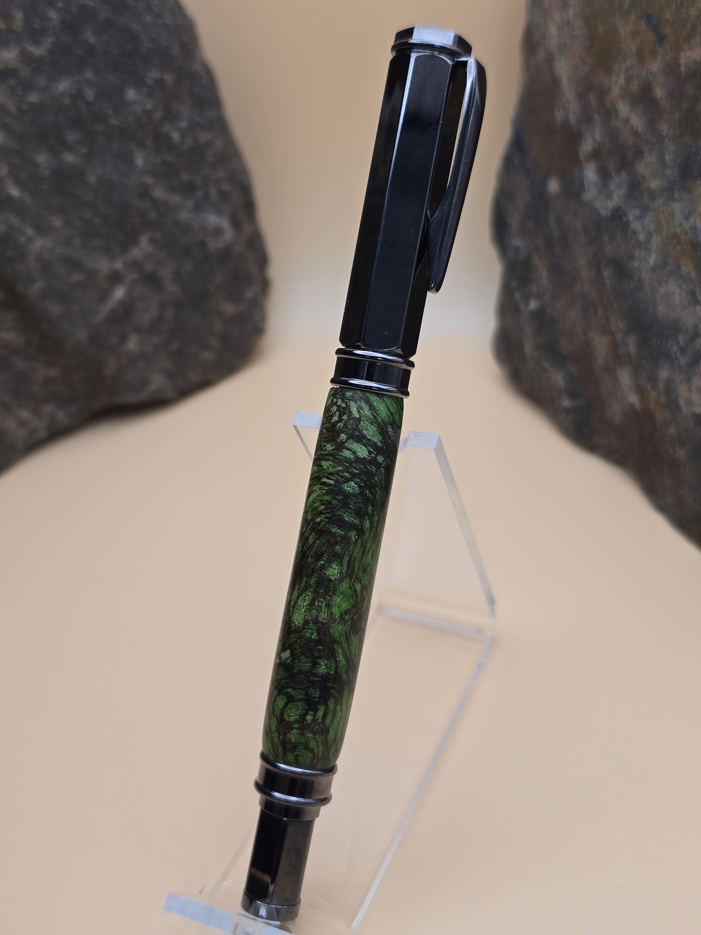 Green Dyed Guava Burl