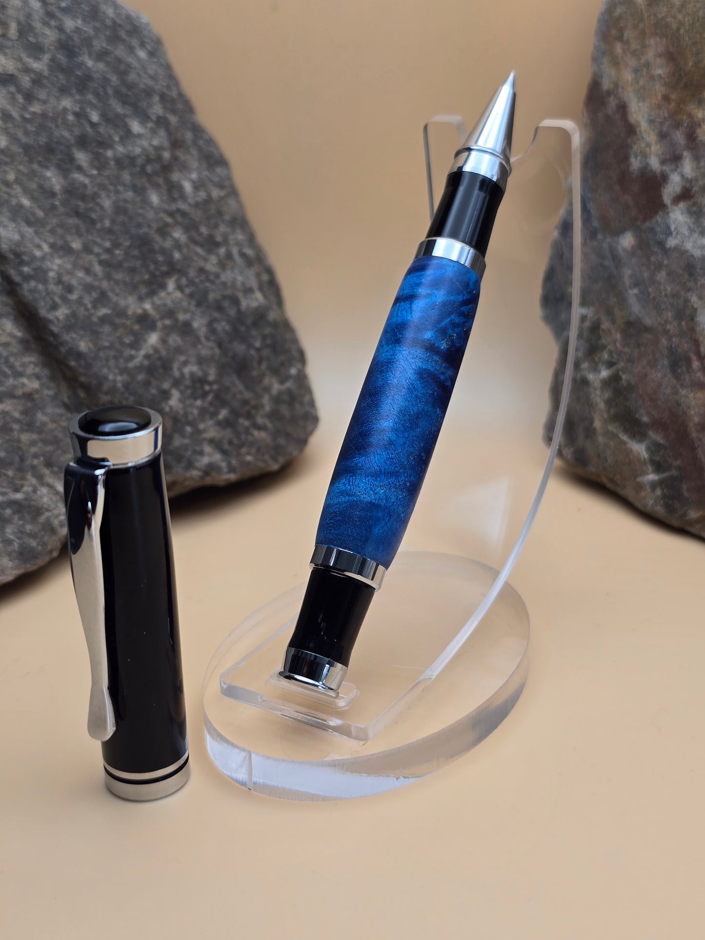 Dyed Box Elder Burl Oxford