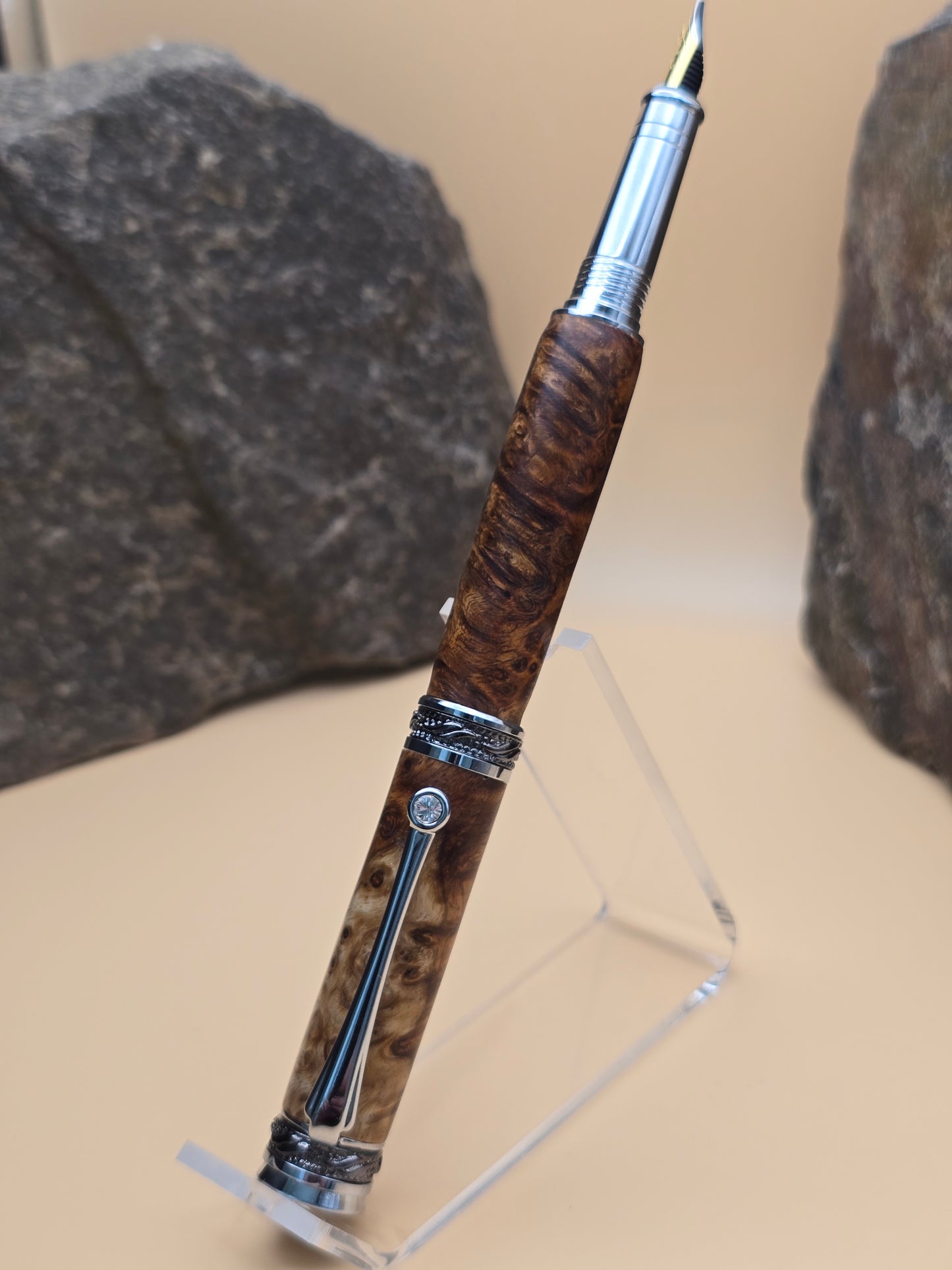 Amboyna Burl Fountain Pen