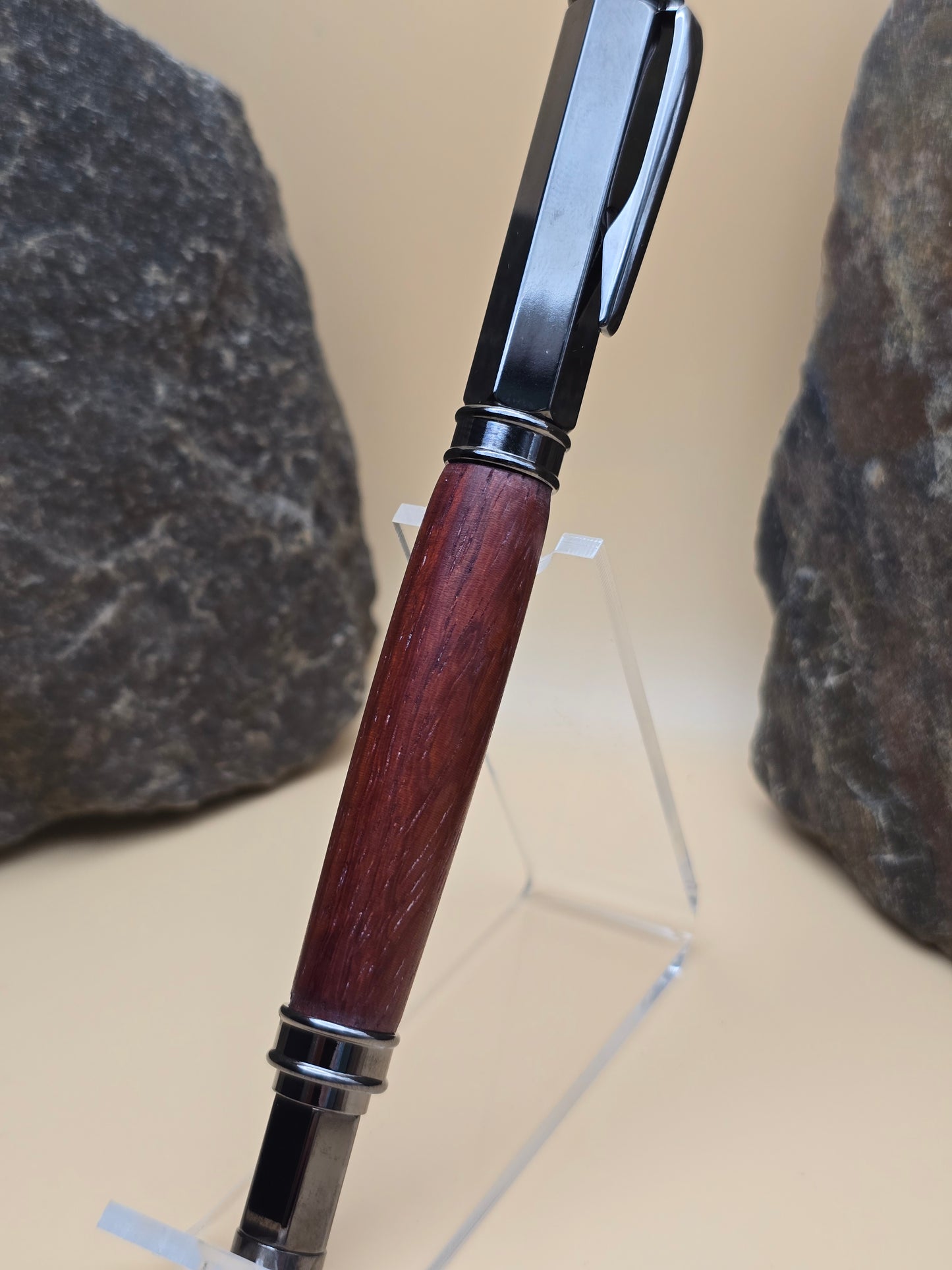 Paduk wood Magnetic cap rollerball