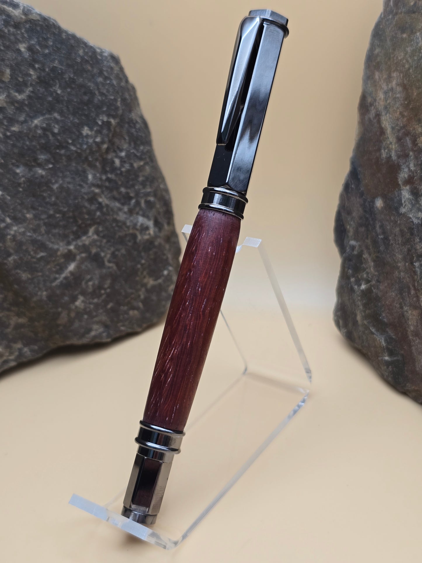 Paduk wood Magnetic cap rollerball