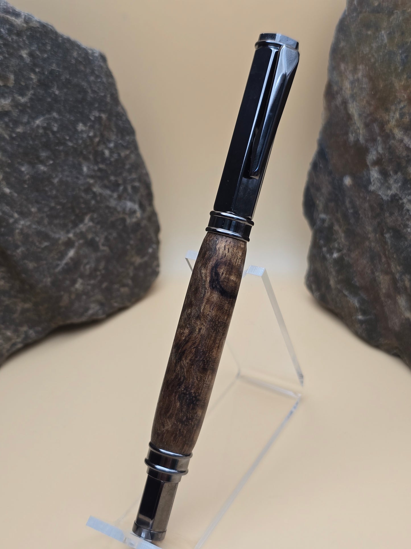 Chocolate Curly Mango Magnetic cap rollerball pen