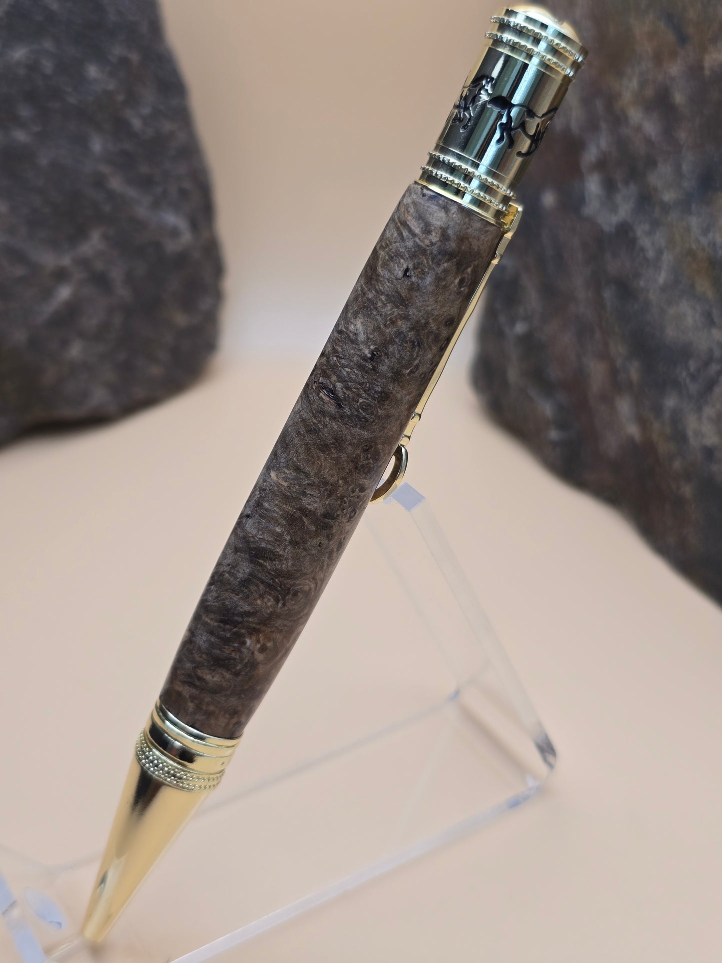 Amboyna Burl Horse Whisperer Ballpoint Pen