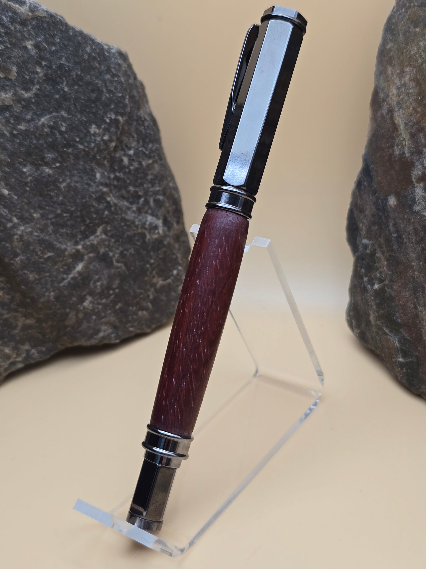 Paduk wood Magnetic cap rollerball