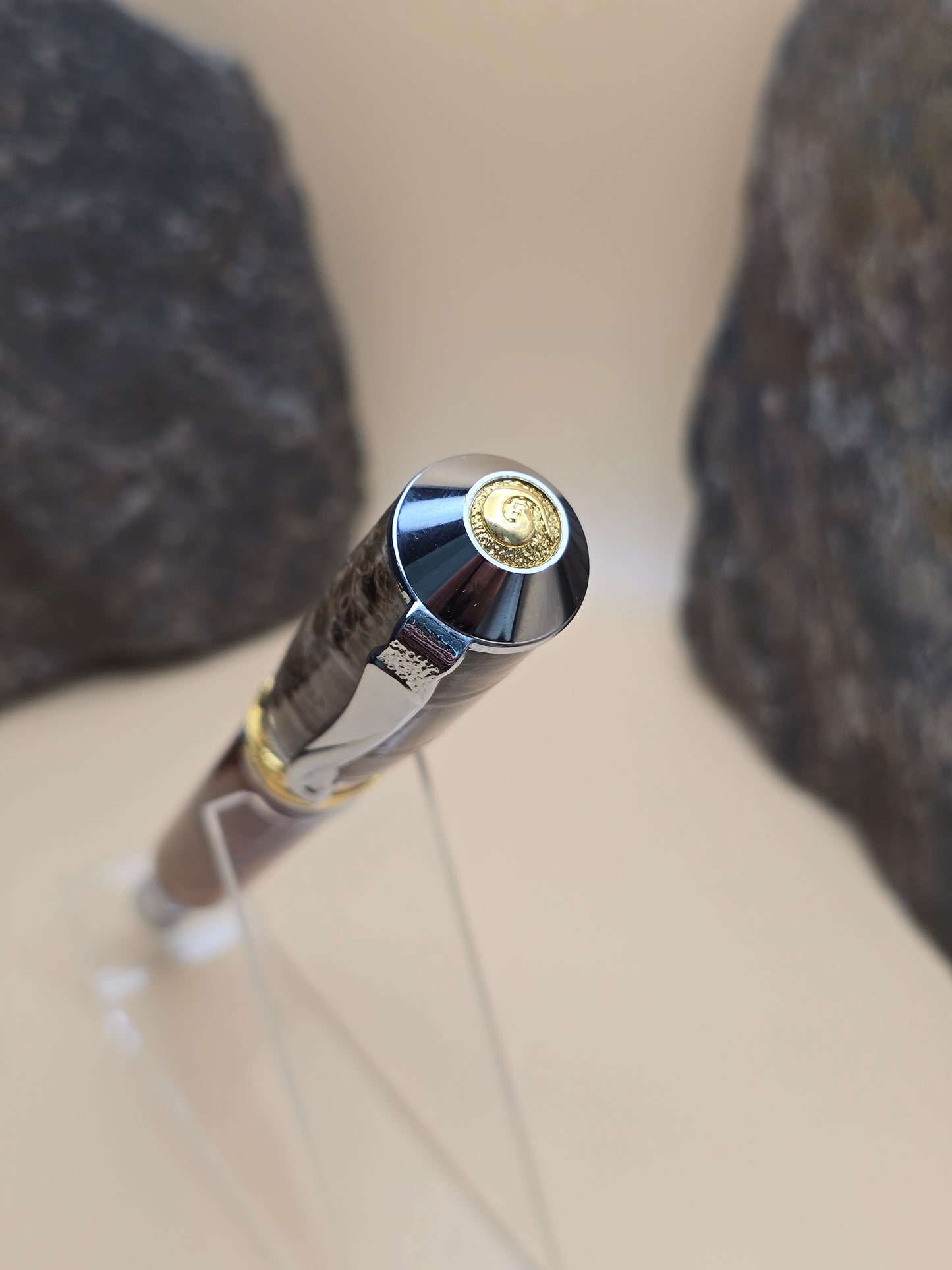 Premium Amboyna Burl Fountain Pen