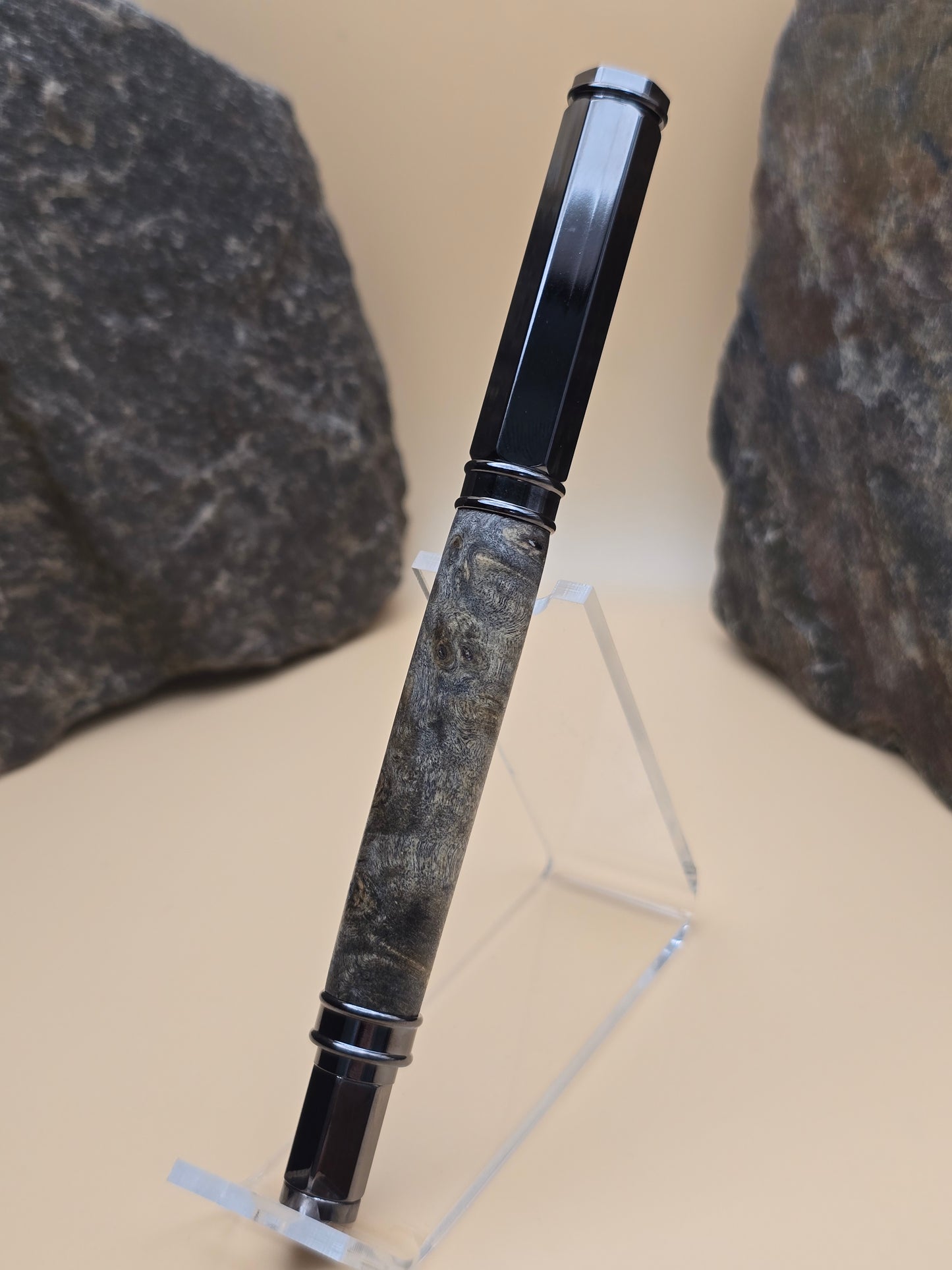California Buckeye Burl Magnetic Cap Rollerball