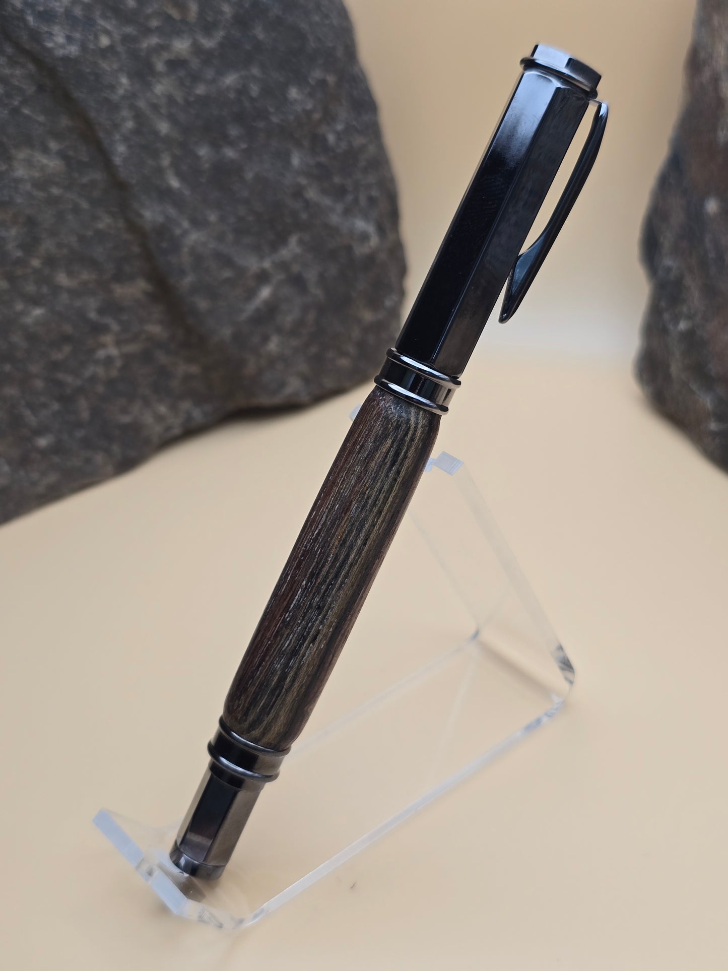 Wisteria Vine wood Magnetic cap rollerball