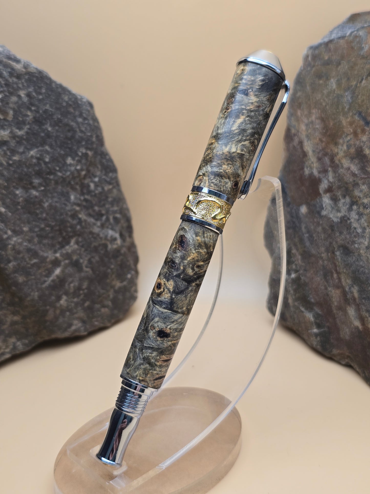 Premium Buckeye Burl Fountain Pen