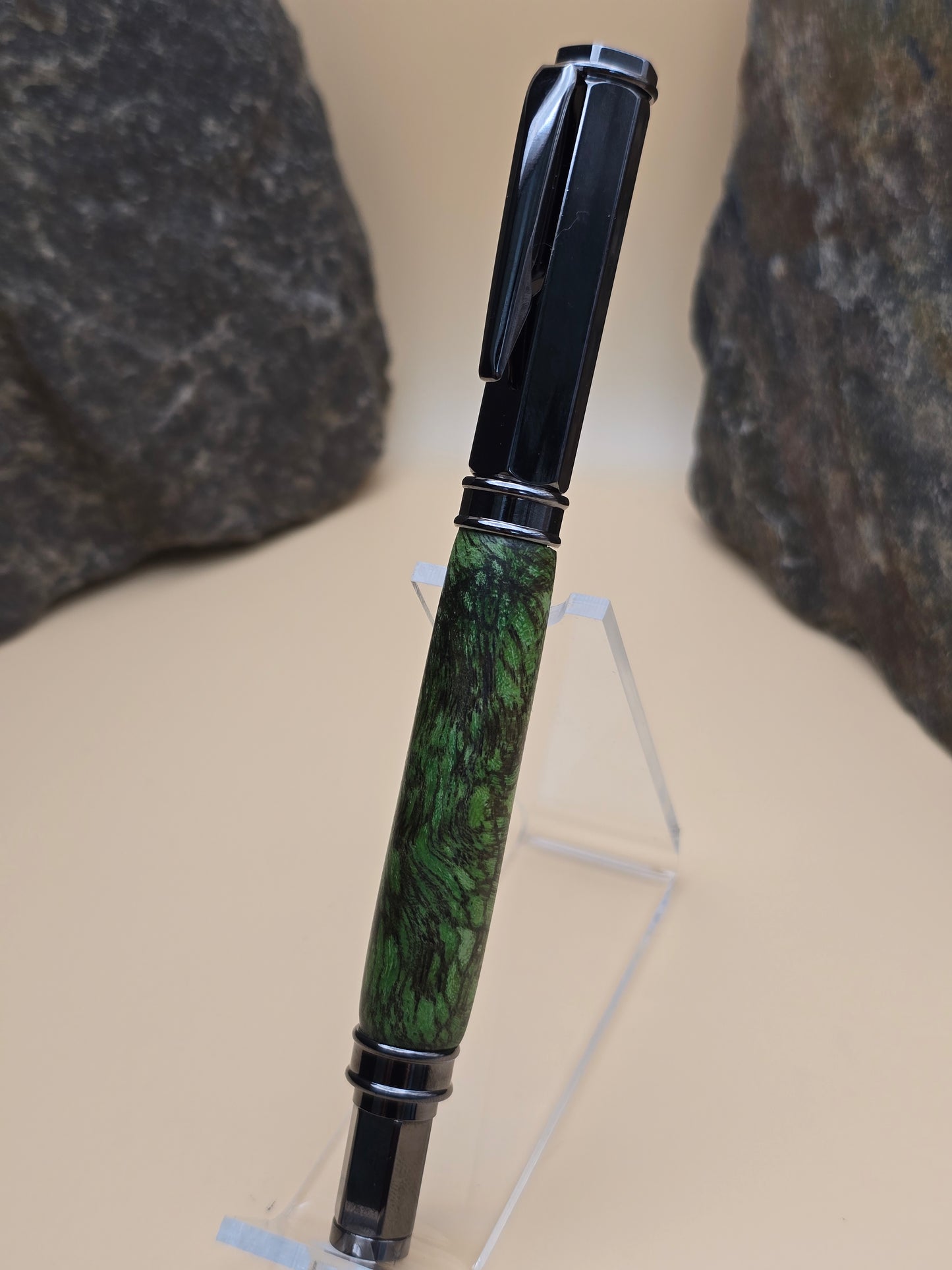 Green Dyed Guava Burl