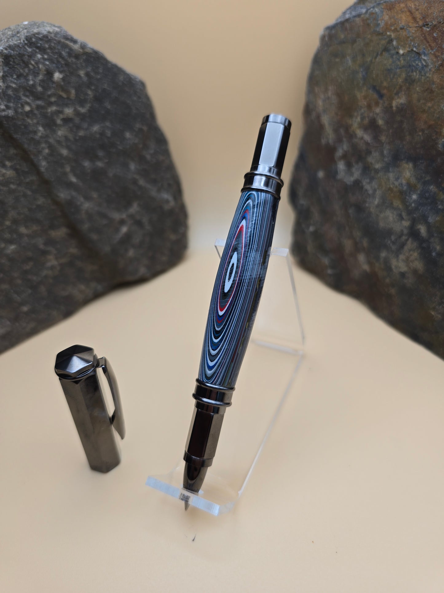 Jeep fordite magnetic capped rollerball