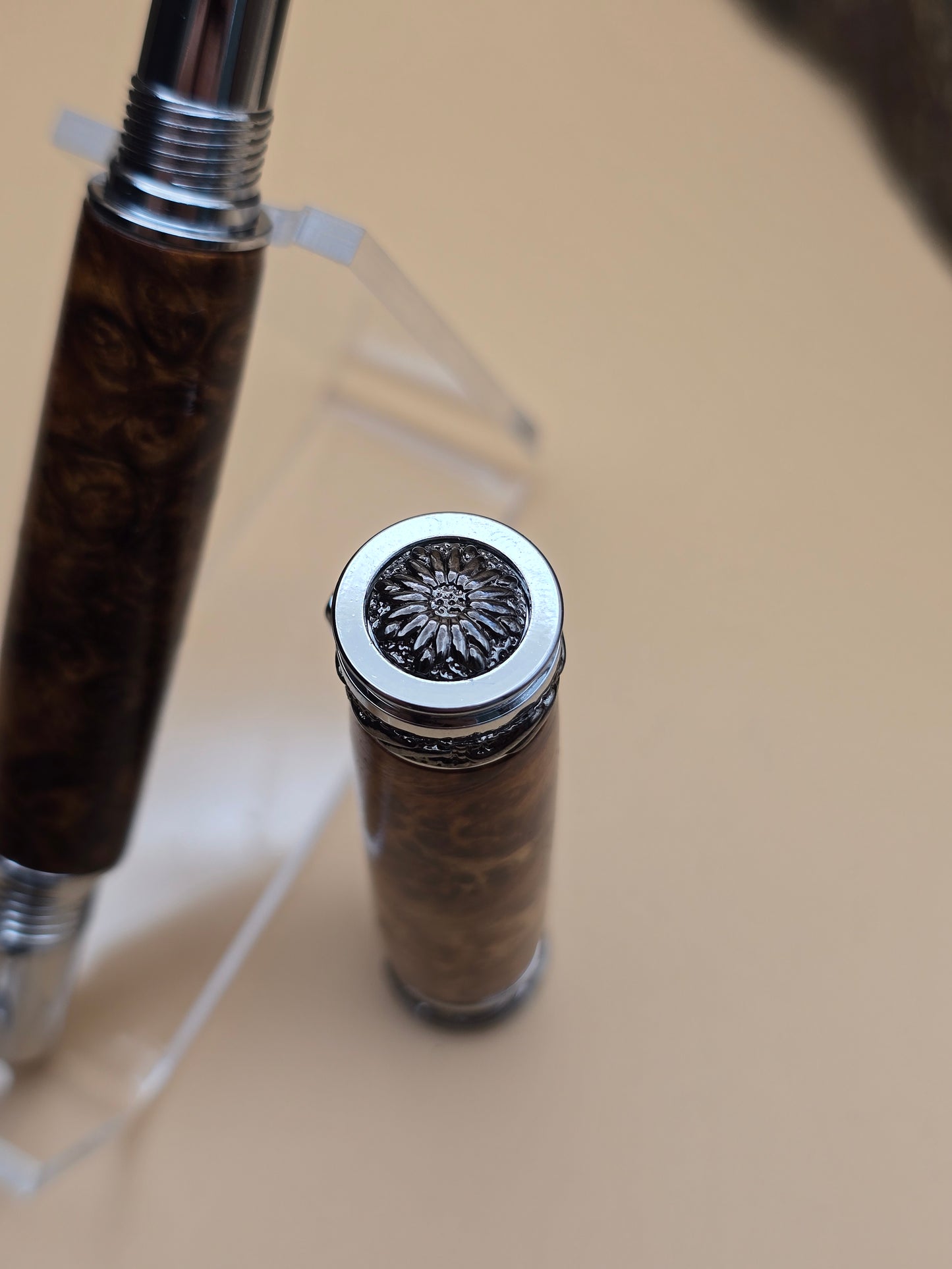 Amboyna Burl Majestic Fountain Pen
