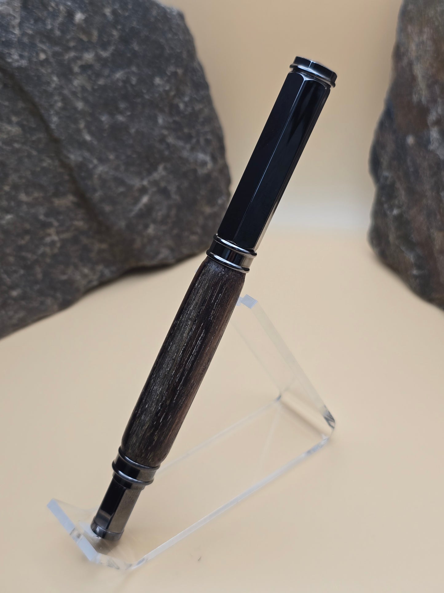 Wisteria Vine wood Magnetic cap rollerball