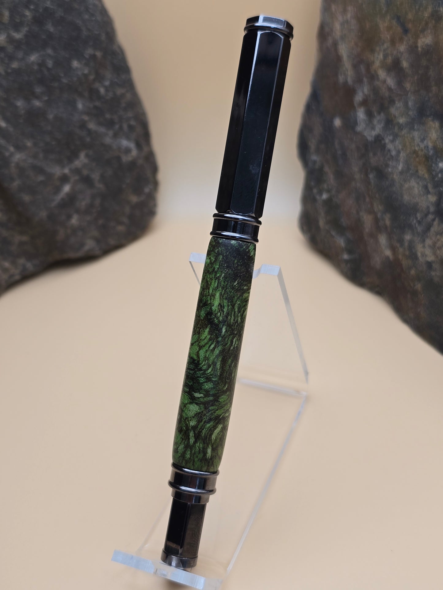 Green Dyed Guava Burl