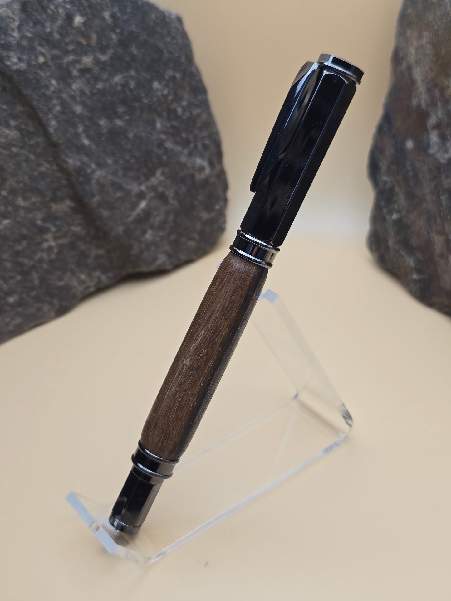 Wisteria Vine wood Magnetic cap rollerball