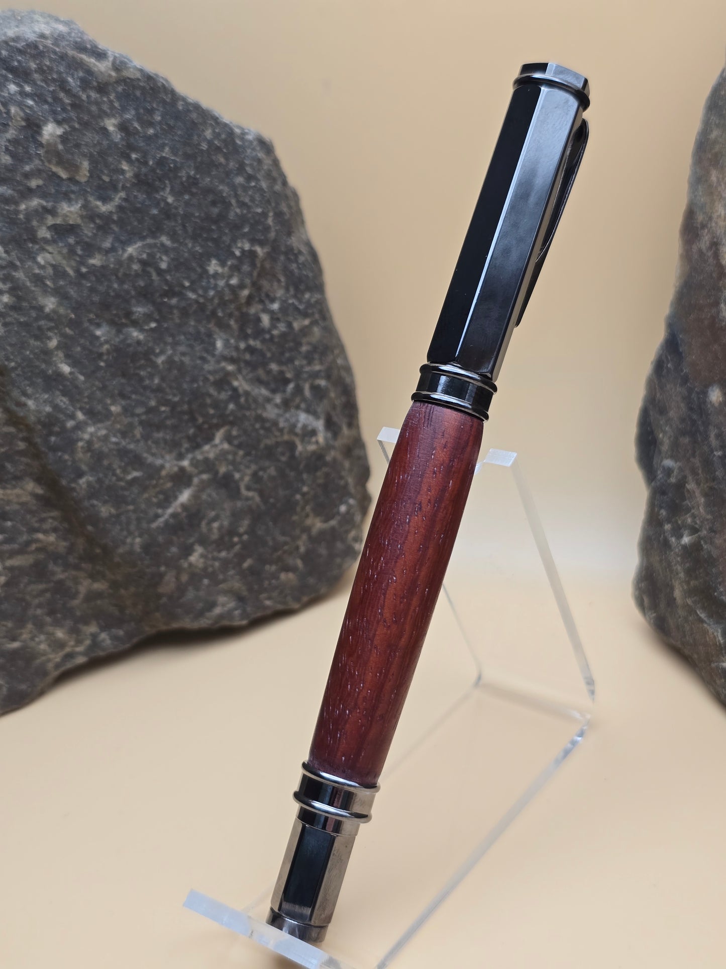 Paduk wood Magnetic cap rollerball