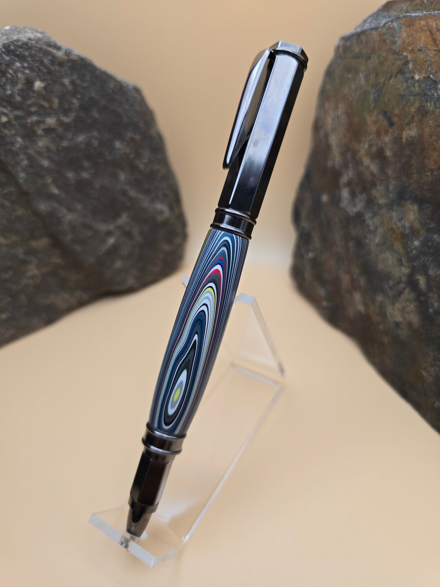 Jeep fordite magnetic capped rollerball