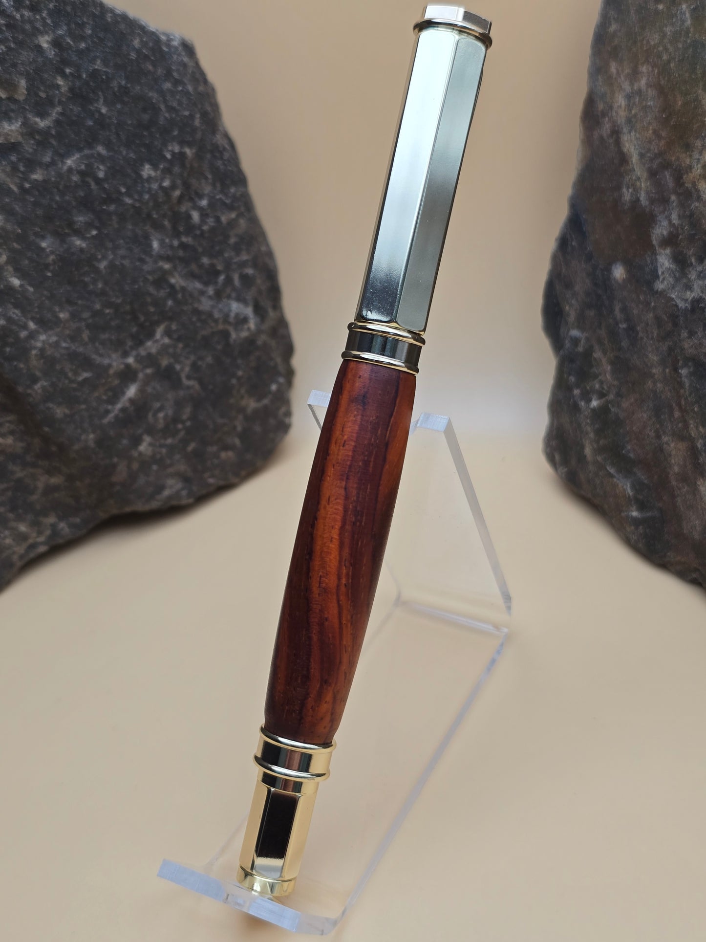 Cocobolo magnetic cap rollerball