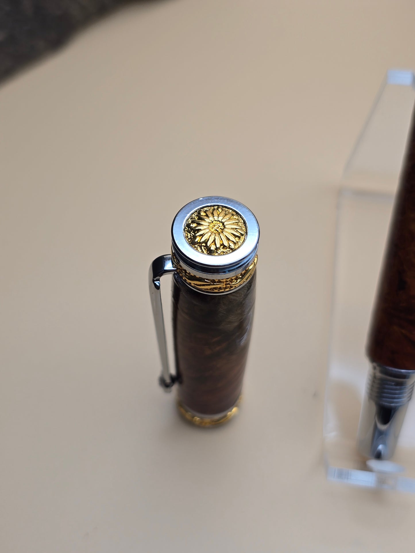 Premium Amboyna Burl Fountain Pen