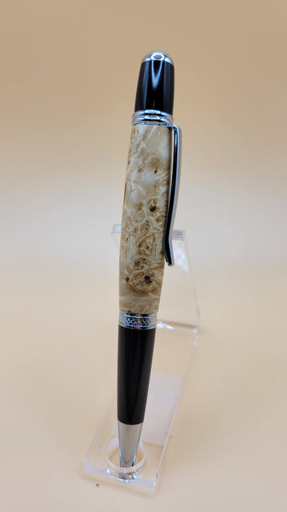 Premium Box Elder Burl Gatsby Pen