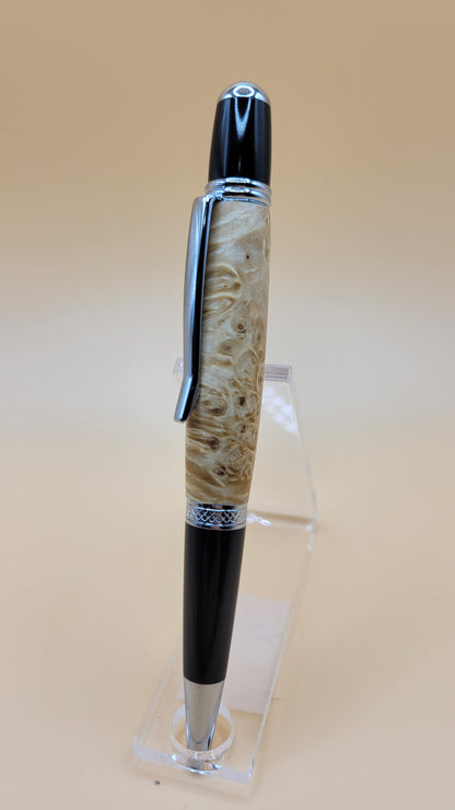 Premium Box Elder Burl Gatsby Pen