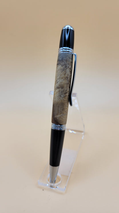 2 Tone Ambonya Burl Gatsby Pen