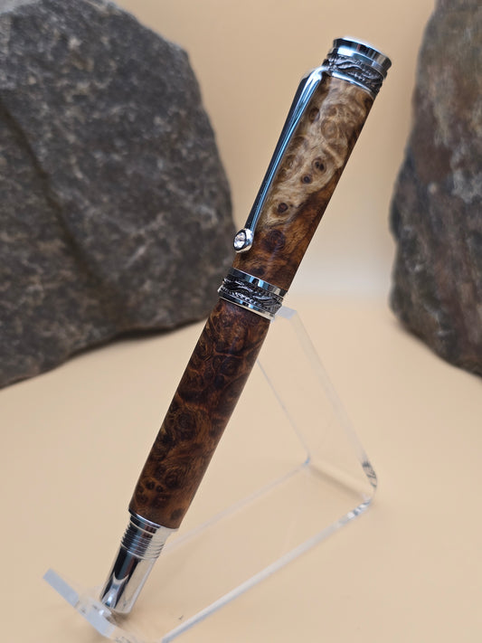 Amboyna Burl Fountain Pen