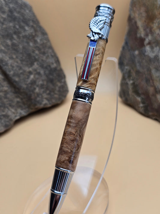 Maple Burl USA Ballpoint