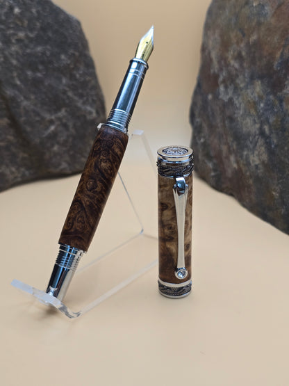 Amboyna Burl Fountain Pen