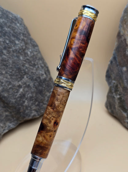 Amboyna Burl Fountain Pen
