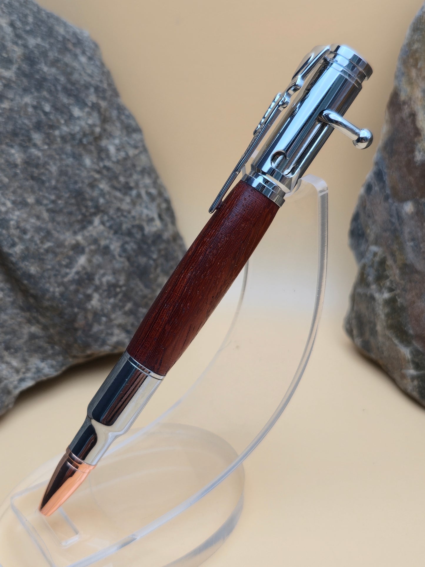 Bolt action Ballpoint paduk wood
